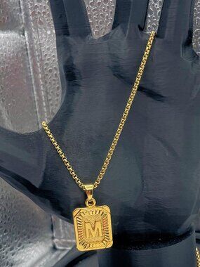 M Monogram Pendant
